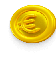 AI forex trading coin icon